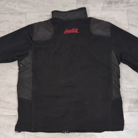 North End Fleece Jacket Full Zip Custom Coca Cola Merch Recycled Polyester - Picture 6 of 12